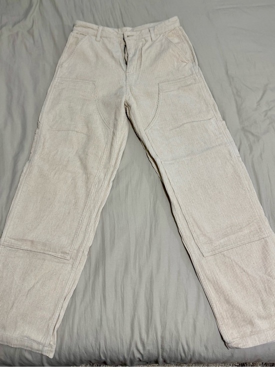 Zara Other - Zara Men's Cream/Ecru Corduroy Carpenter Pants (USA 30)